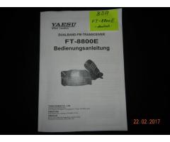 Yaesu FT-8800E BDA, deutsch , neu