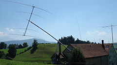 Antennenmast mit Rotor
