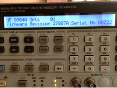 HP8904A Multifunction Synthesizer incl. Opt. 01 DC-600 kHz