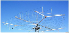 2x Log-Periodic HF Antenna des R & S HL471