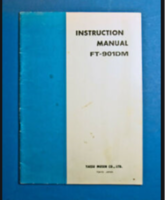 Manual Yaesu 901 DM, Handmikrofon original