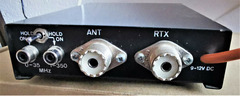 Frequenzzähler FQ 357 , kleine Abmessungen für QRP,  RX-, TX-, Ant-PL-Buchse, 12 Volt