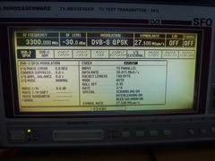 Rohde & Schwarz TV Messender SFQ - DVB-S, DVB-C, I/Q Test Transmitter 3,3 GHz