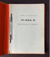 ICOM Service Manual IC-25A/E