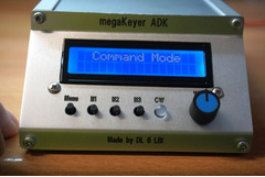 Arduino MegaKeyer ADK, nach K3NG, USB-Tastatur, WinKey-Sup.
